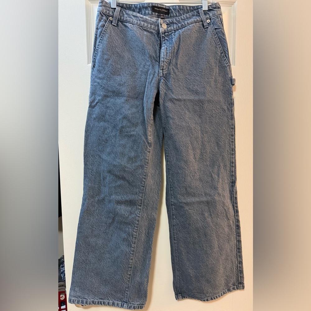 Banana Republic Women's High-Rise Wide-Leg Jeans